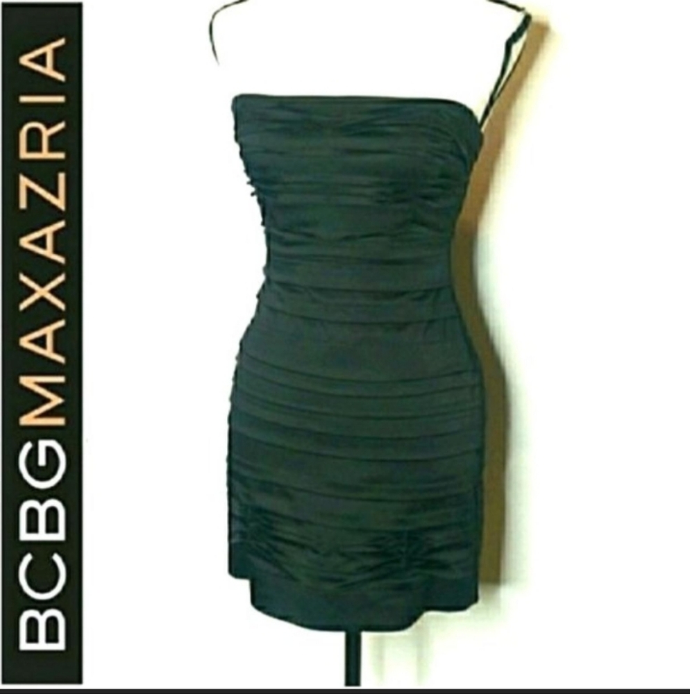 BCBGMaxAzria Elegant Black Strapless Dress